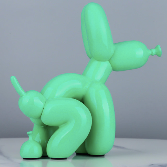 IVORE.GROUP (We cover All Import duty) - Wholesale Decorative Figurine - Poop Balloon Dog Statue5