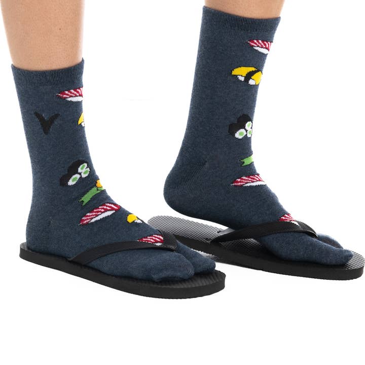 V-Toe Socks, Inc - Wholesale Socks - Unisex - V-Toe Split Toe Novelty Japanese Sushi Big Toe Tabi Socks2