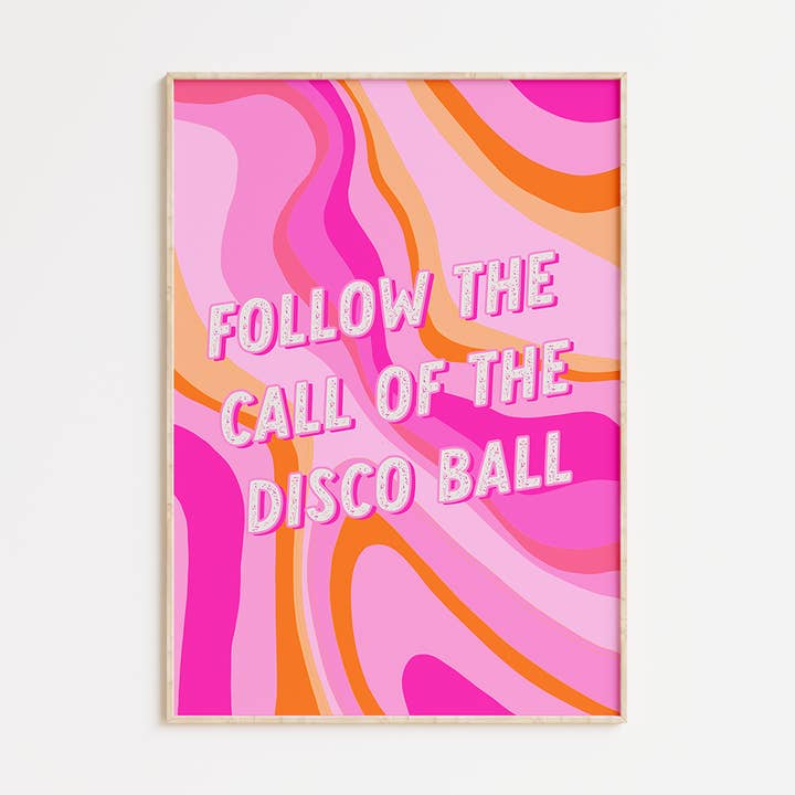 Follow the call print for wholesale by Howrad Studios