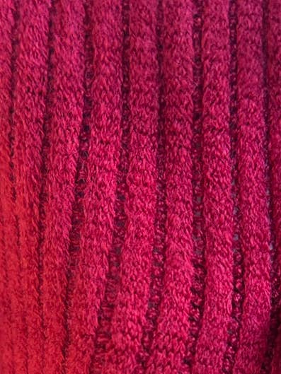 Burgundy Soft Rib Knitted Shrug Cardigan for wholesale on Faire7