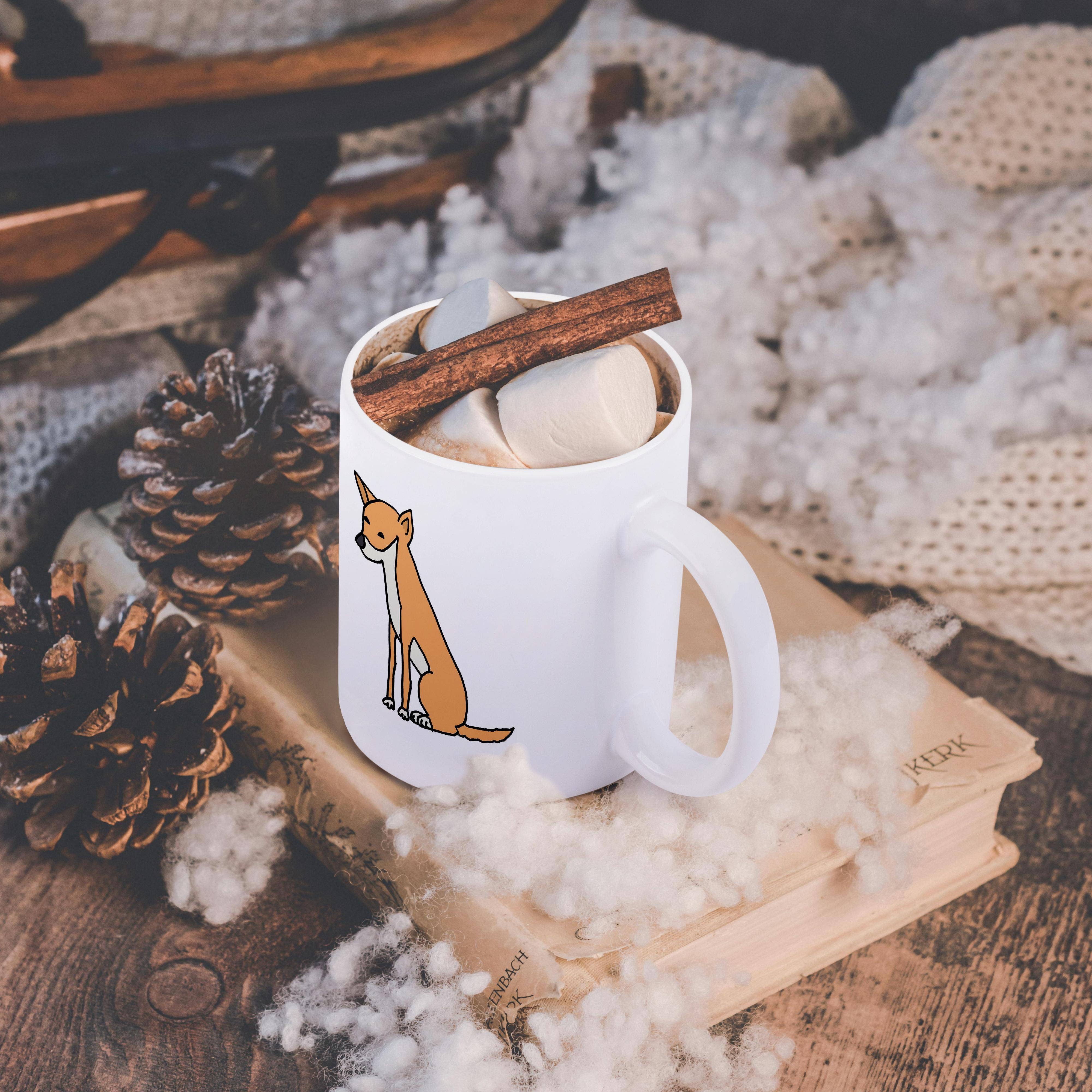 3dRose - Wholesale Coffee Mug - 3dRose, Funny Cute Australian Dingo Wild Dog Cartoon, Mug11