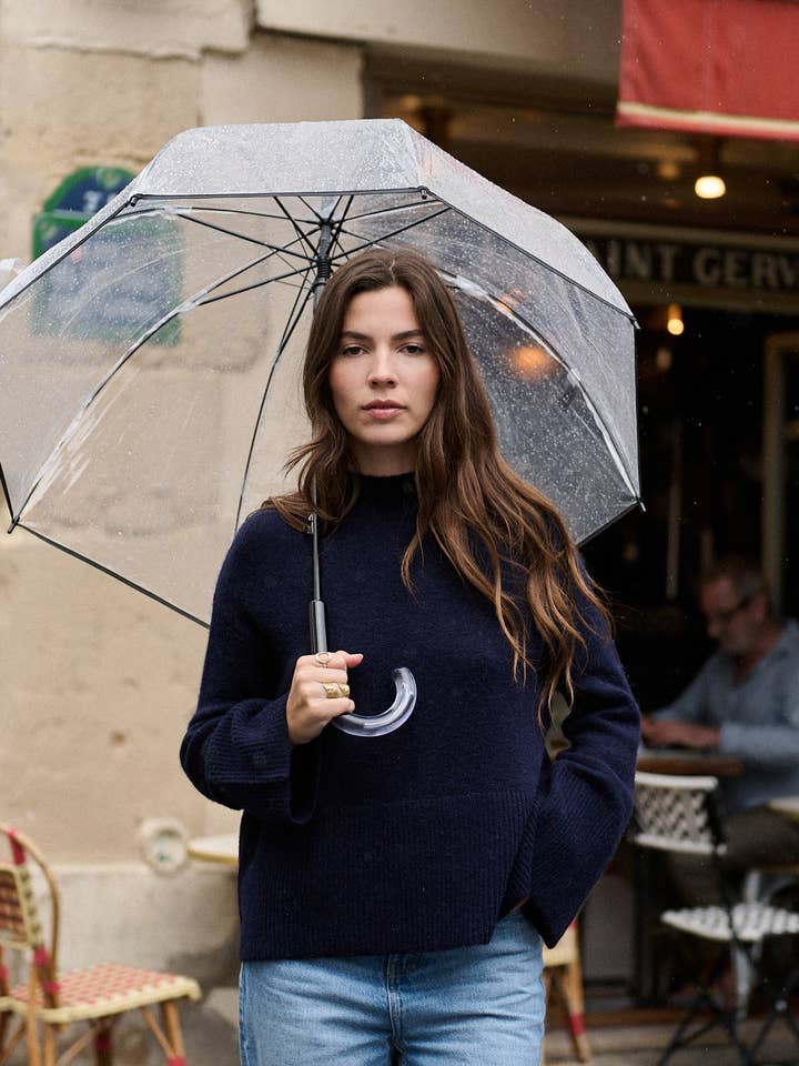 Nathael Paris - Wholesale Knit Sweater - Women's - Slightly oversized alpaca and wool sweater13