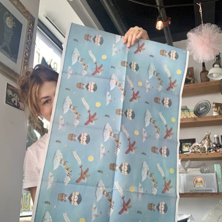 Jahna Vashti - Wholesale Flat Wrap - Eco Gift Wrap / Compostable & Recyclable! / 3 sheets plus gift tags6