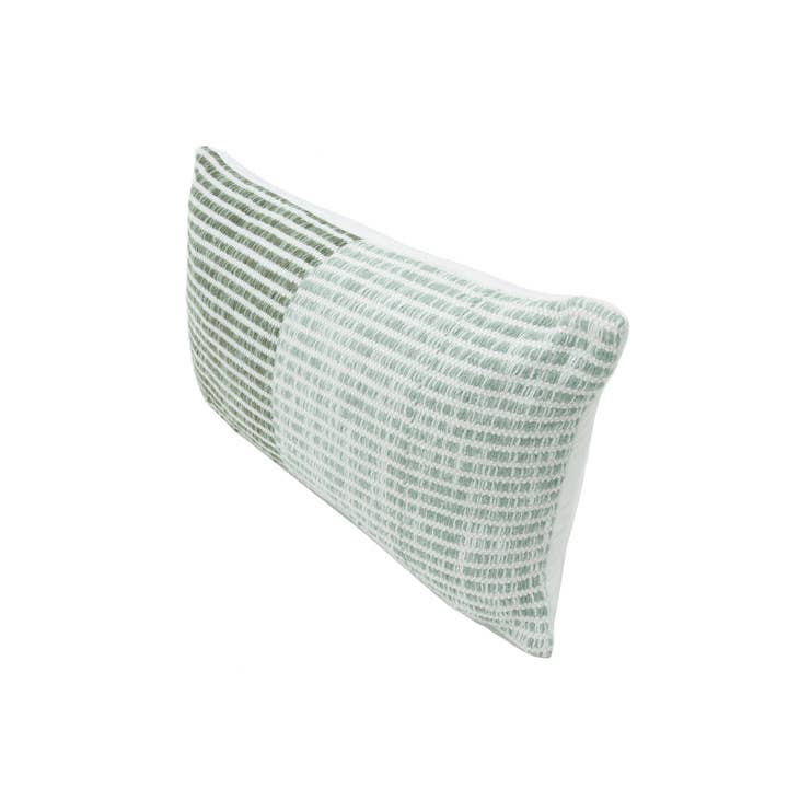 Sage Olive Vista Outdoor Lumbar Pillow for wholesale on Faire1
