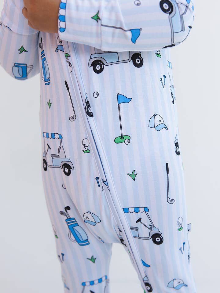 Jensens Jammies - Wholesale Sleepsuit - Baby - Back Nine: Zippy6