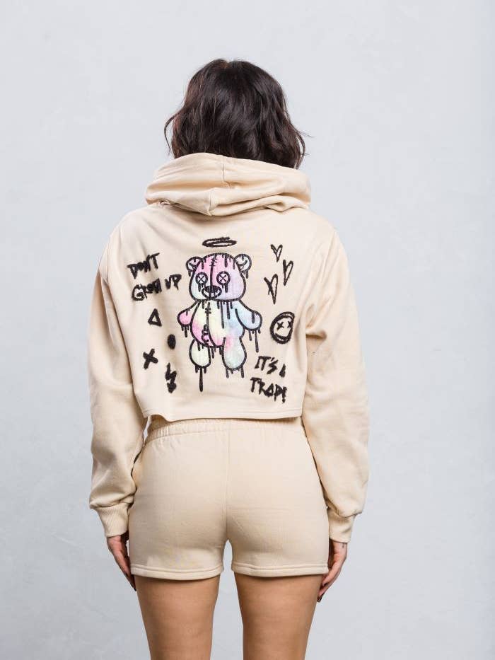 Set de dos piezas Don't Grow Up Teddy para venta al por mayor de Trio Urban