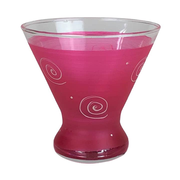 Occhiali cosmopoliti rosa splendore peruviano per la vendita all'ingrosso da parte di Golden Hill Studio