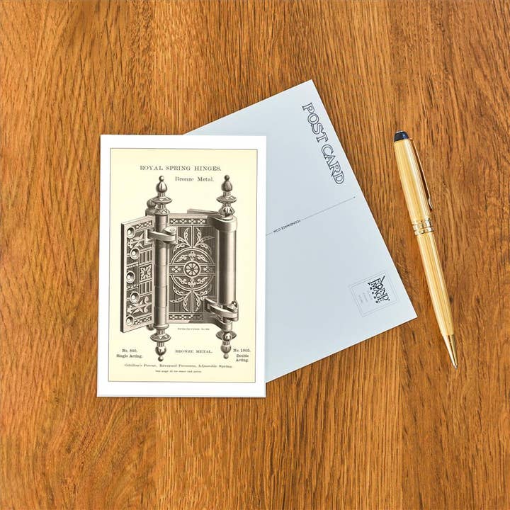 Found Image Press - Wholesale Postcard - Postcard HD-31 Spring Hinges1