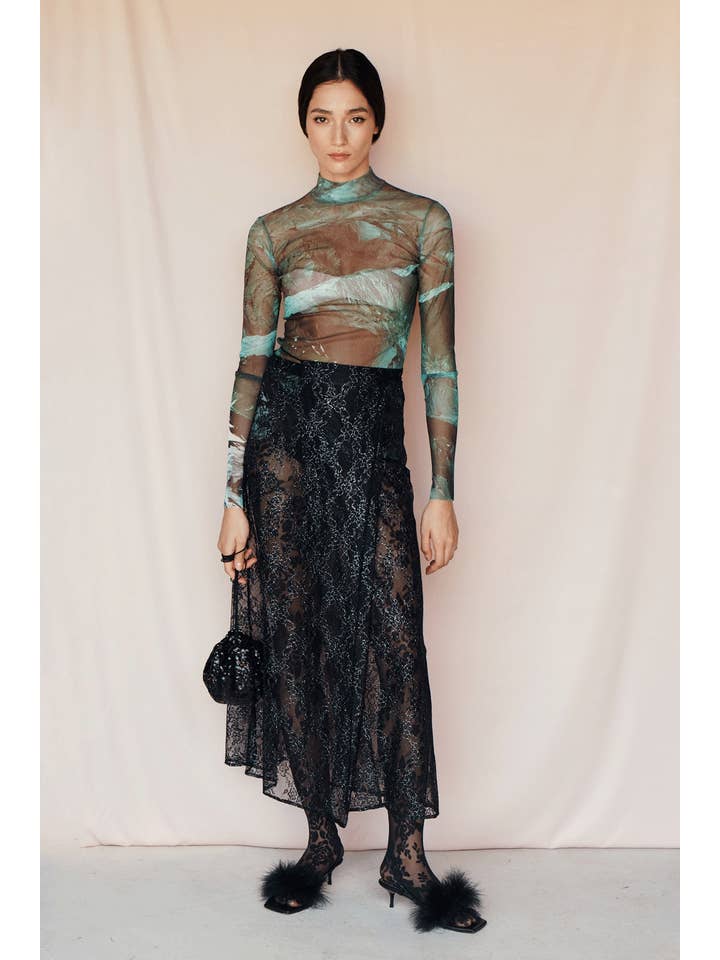 eikō ai - Vente Chemisier – femme - Mara Top - Paysage