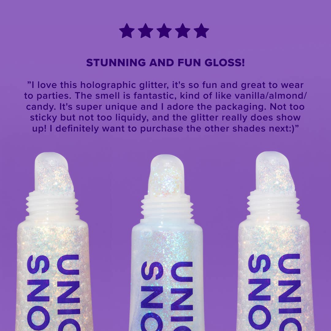 Unicorn Snot | Glitter Beauty - Wholesale Lip Gloss - Glitter Boss | BIO-3Pcs | Glitter Lip Gloss | Holographic4