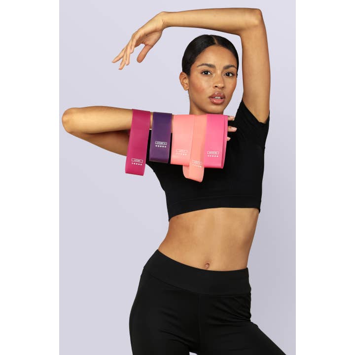 Multi Set Of 5 Resistance Bands for wholesale on Faire1