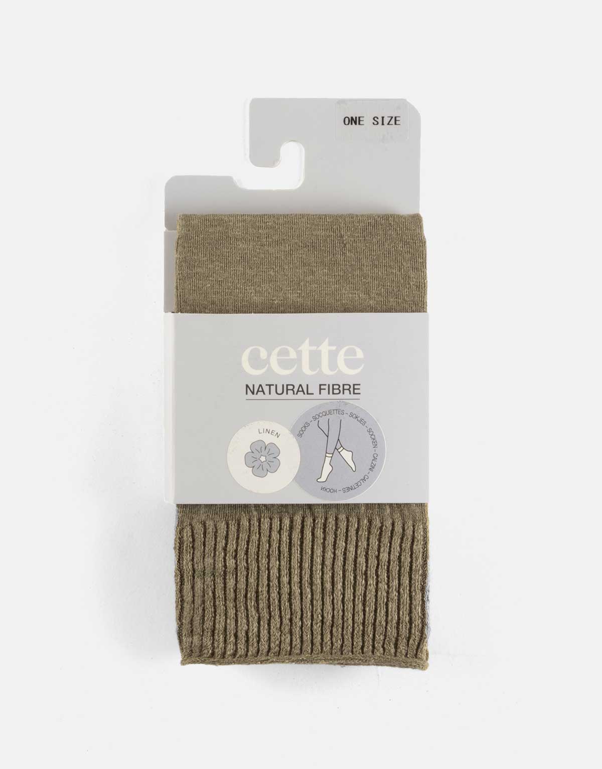 Cette - Wholesale Socks - Women's - Linen Socks without Elastic Band, Women Socks, Natural Fibre14