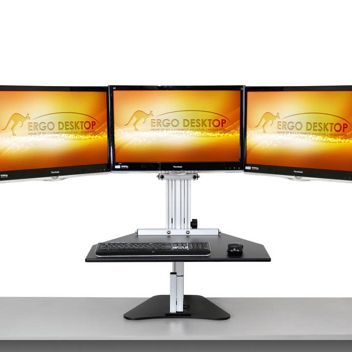 Ergo Desktop - Wholesale Desk Riser - Kangaroo Tri-Elite