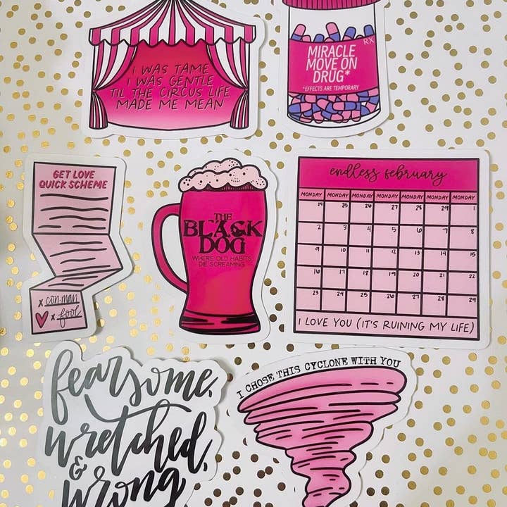 Kathryn Chill Collective - Wholesale Sticker - Taylor Swift TTPD Who's Afraid of Little Old Me? Sticker2