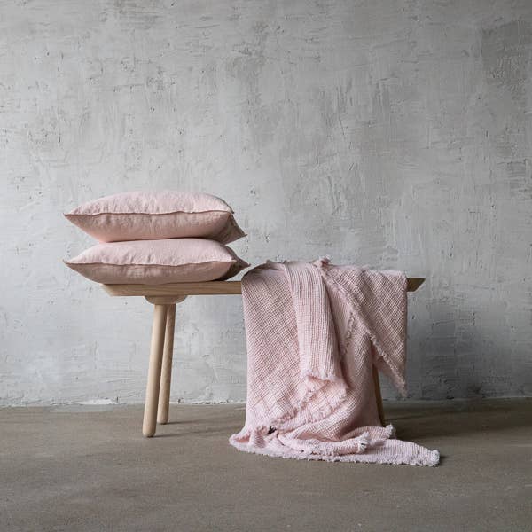 LinenMe - Vente Housse de coussin - Housse de coussin en lin Rosa Stone Washed2