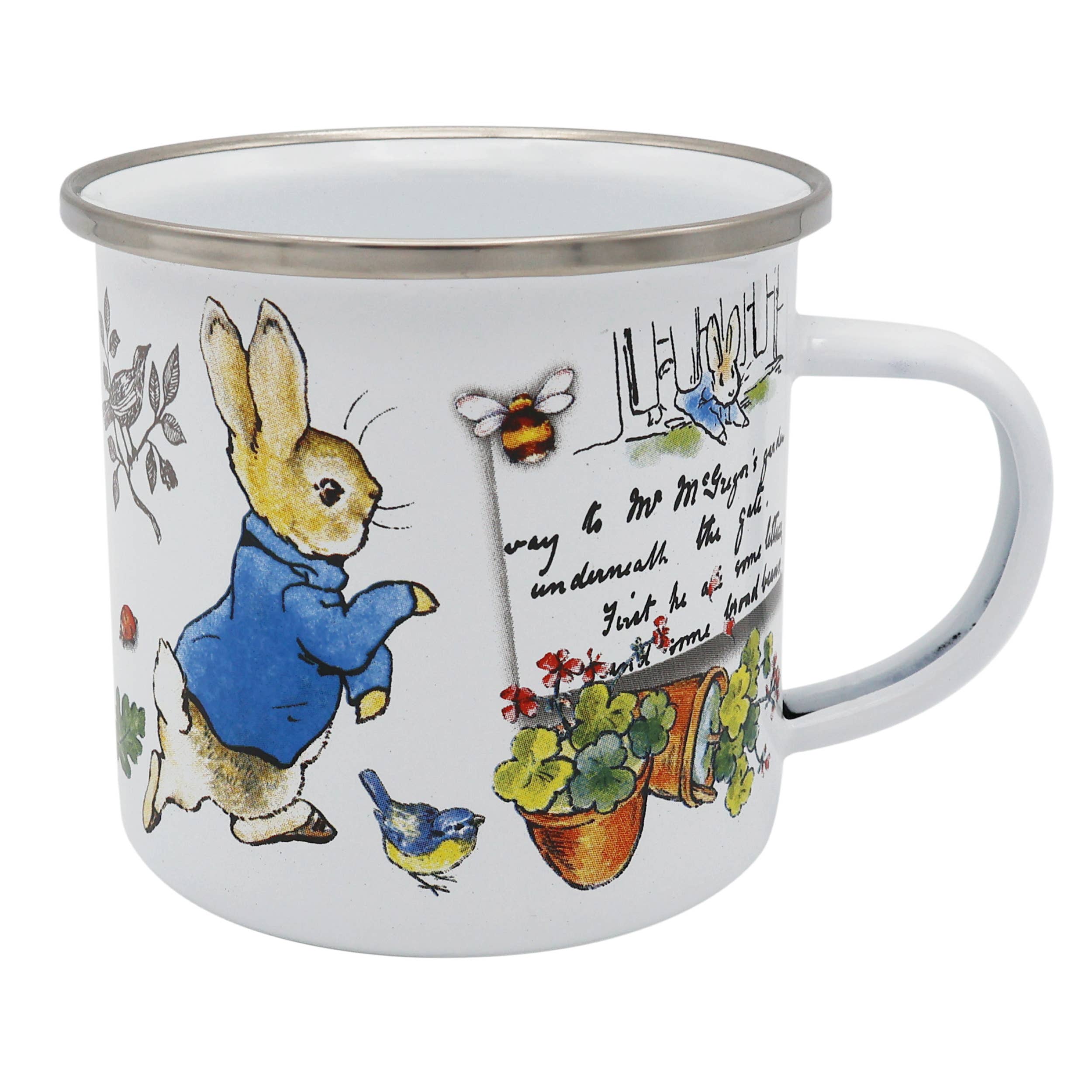 Robert Frederick Ltd – wholesale Kaffekoppar – Emaljmugg med Beatrix Potters Peter Rabbit, 320 ml2
