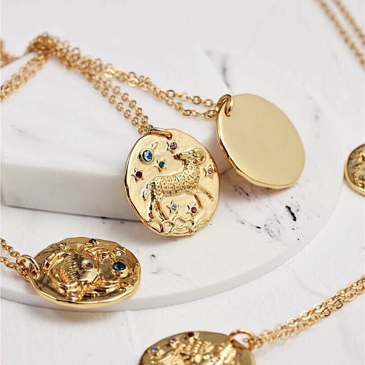 Zodiac Baroque Necklace for wholesale by Glacier Mist