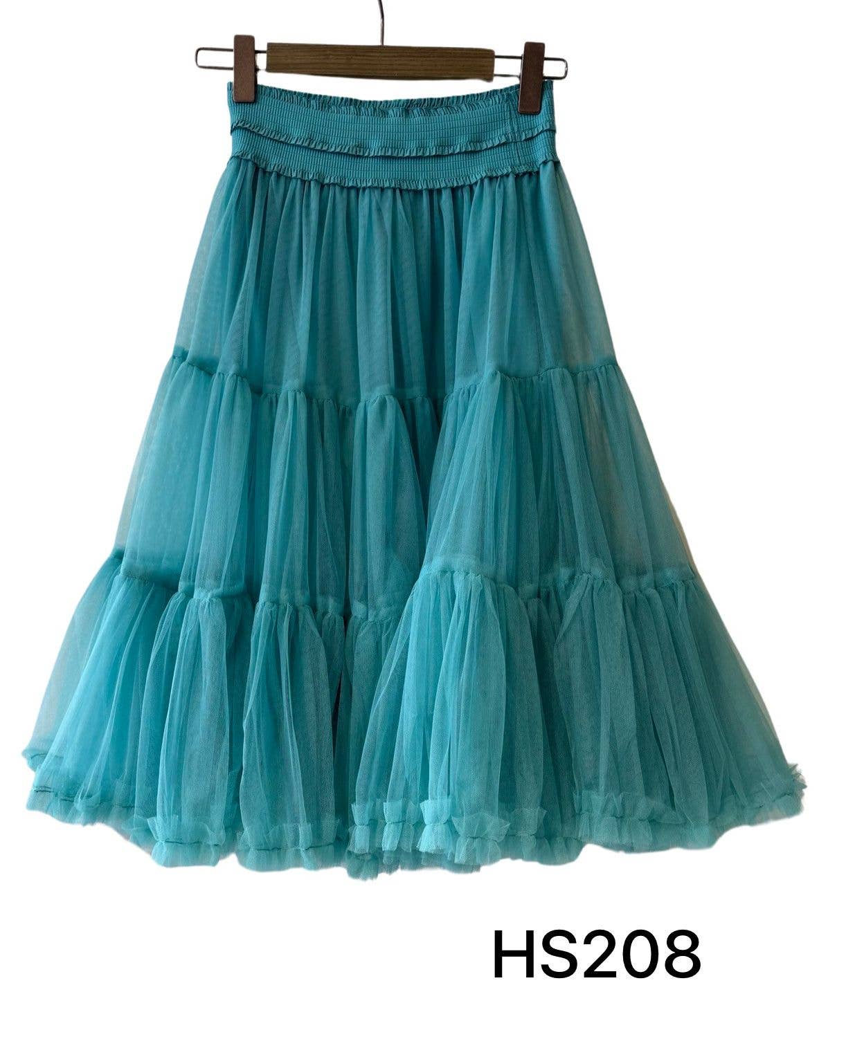 Invitadissimas - Wholesale Skirt - Women's - Pompous tulle midi skirt J875116