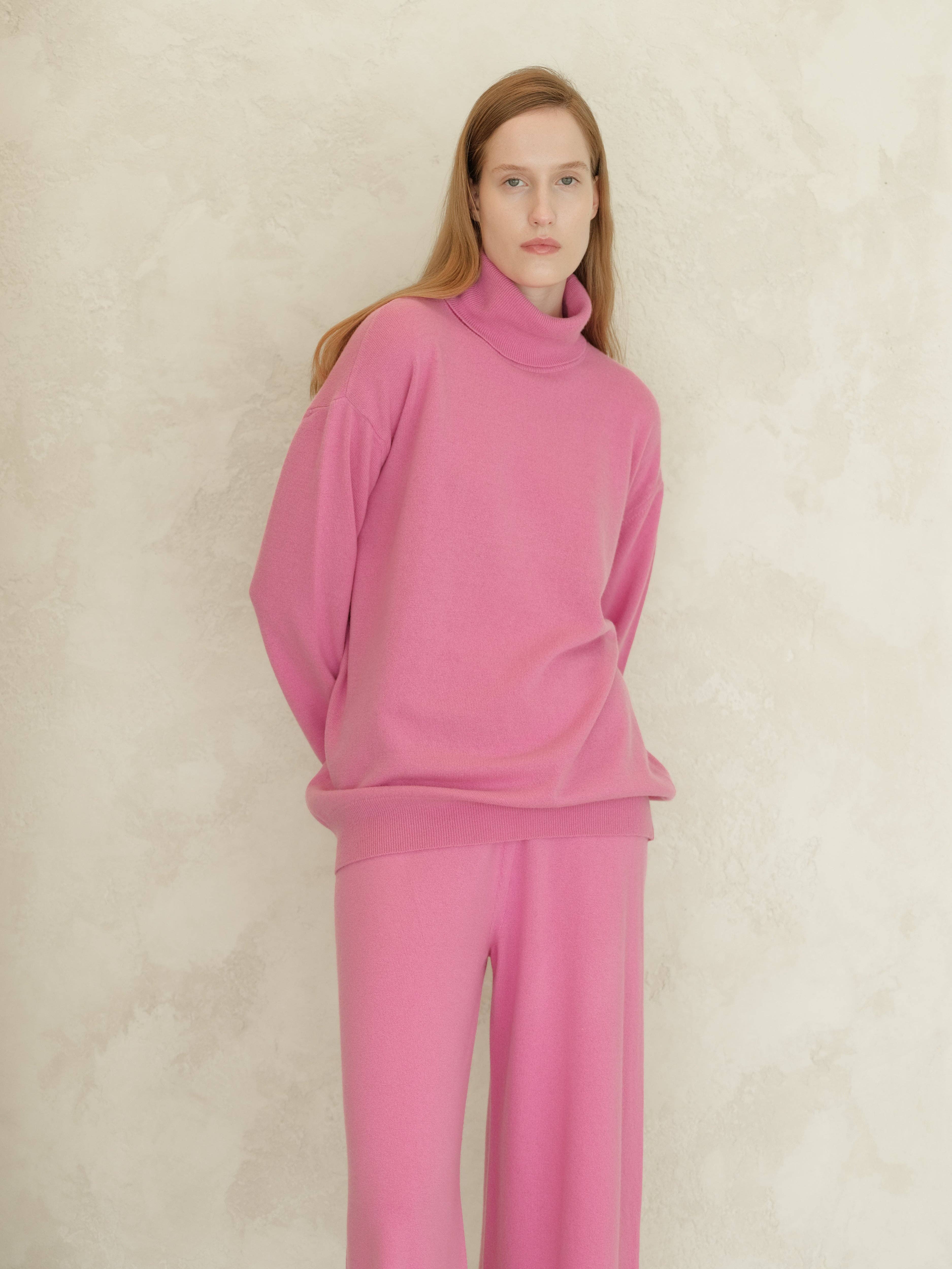 Lèmme - Wholesale Knit Sweater - Women's - Cashmere Mix Classic Turtleneck Sweater15