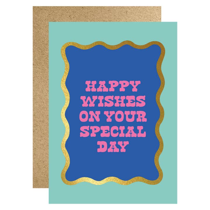 Lucky Ink - Wholesale Birthday Card - Happy wishes on your special day card
