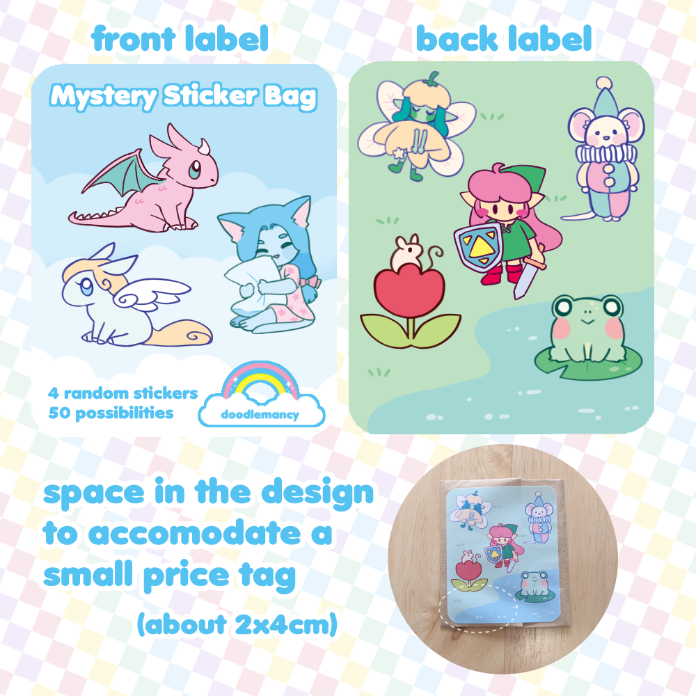 doodlemancy - Wholesale Sticker - doodlemancy Mystery Sticker Bags3