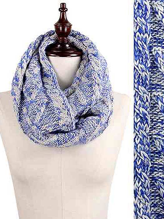 ( #201 ) NORDIC KNIT INFINITY SCARF for wholesale by Jewelry Max