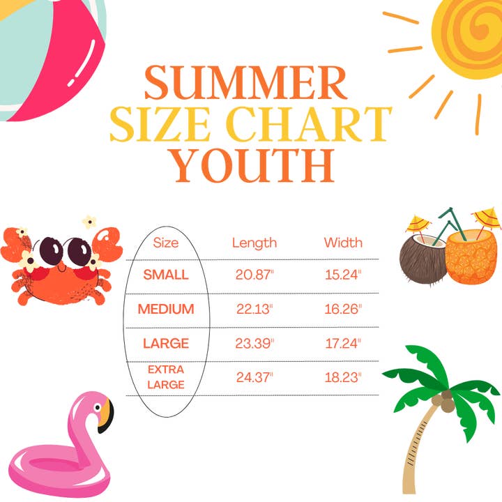 ZZ Threadz – wholesale Screen-printed t-shirt – Kids – Beach Bum Sunshine Summer Graphic Tee