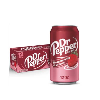 CargoPirate - Wholesale Soda/Carbonated Drink - Dr. Pepper USA Strawberries & Cream 12x355ML1