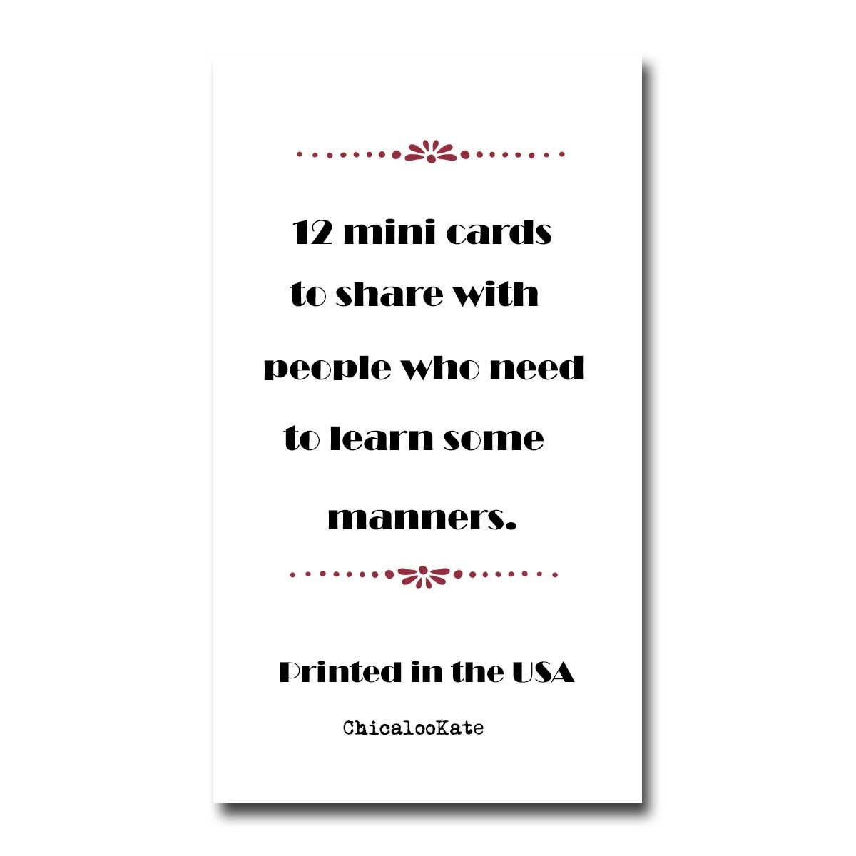 ChicalooKate - Wholesale Stationery/Notecard Set - Do Better Mini Cards8