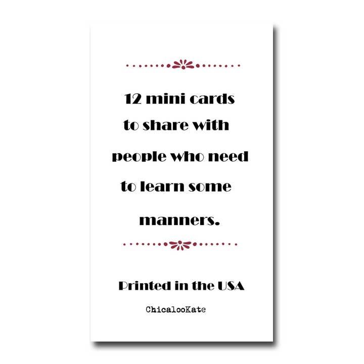 ChicalooKate - Wholesale Stationery/Notecard Set - Do Better Mini Cards8