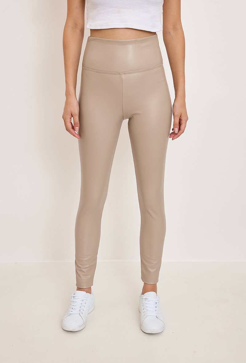 Orice - Wholesale Fashion Leggings - Women's - Slim faux leather leggings - Orice20