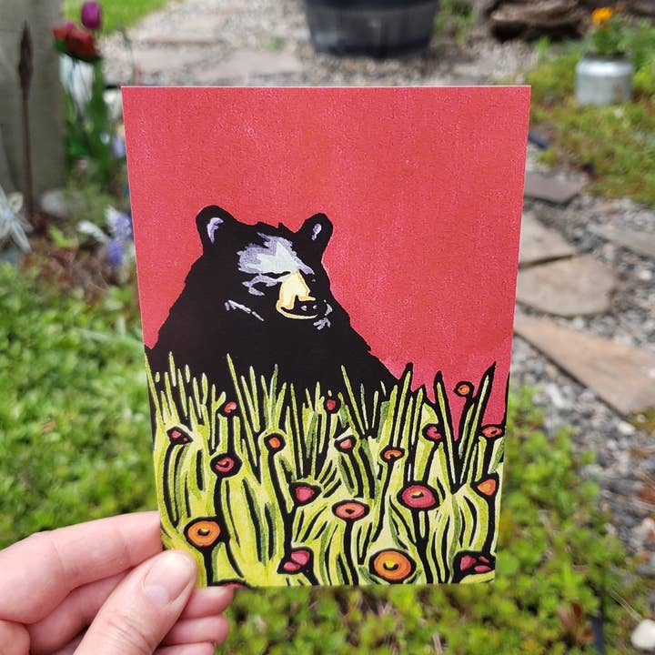 Postcard - Naptime for wholesale by Sarah Angst Art