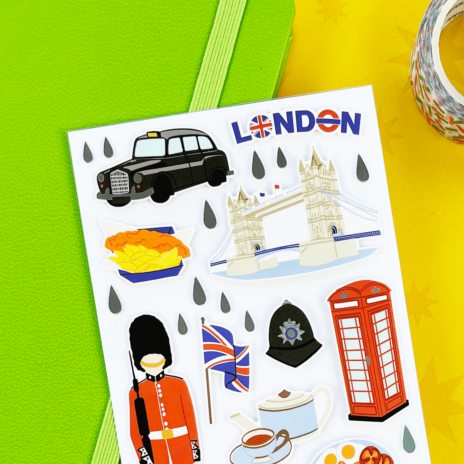 Pipsticks – Engroshandel Klistermærke – London kalder2