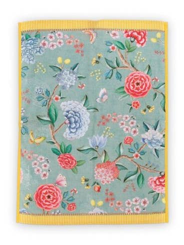 Tea Towel Blushing Birds All Over Print Blue 50x70cm for wholesale by Pip Studio - Belle & Blue