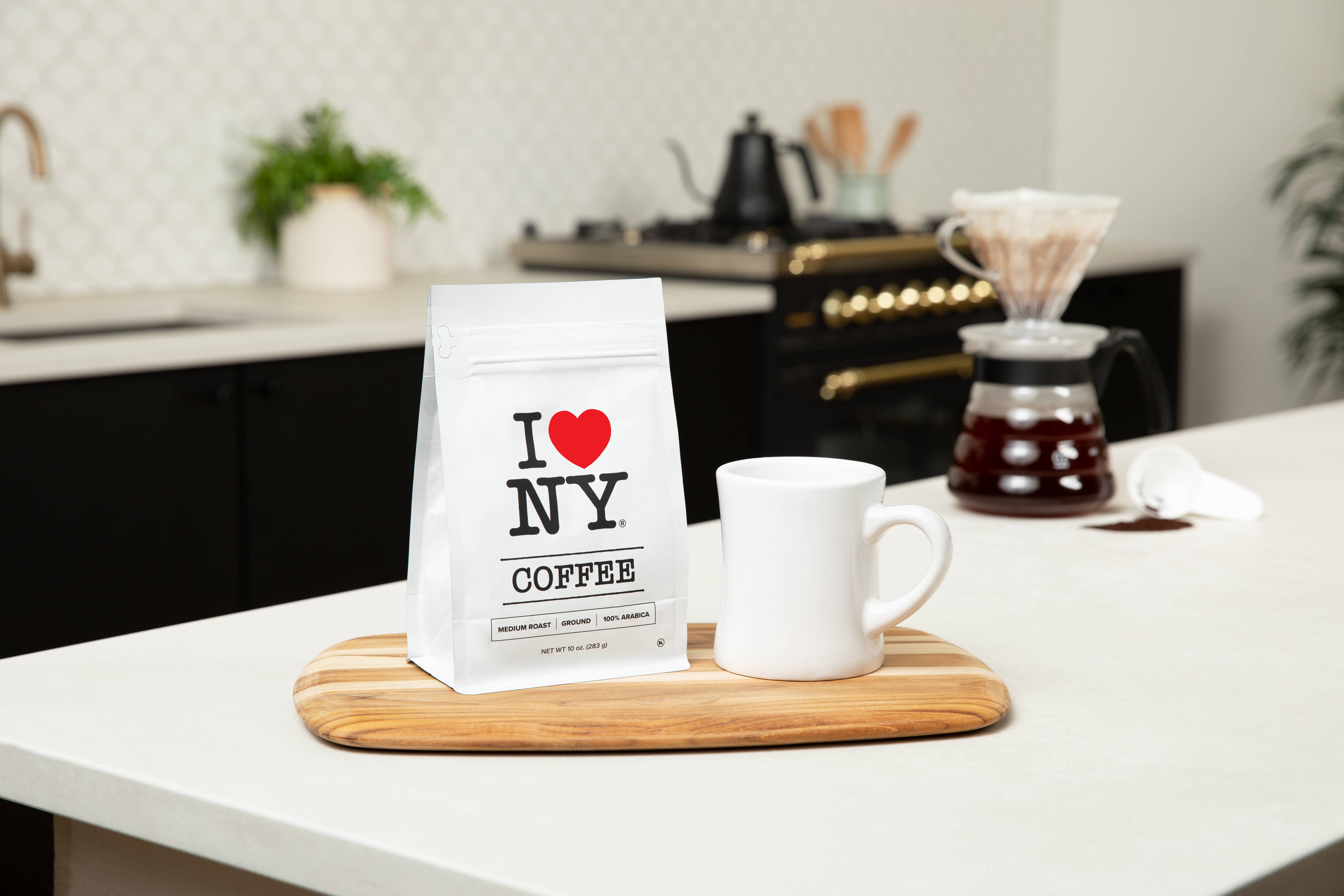 World of Coffee - Wholesale Ground Coffee - I LOVE NY Coffee - 10 oz Bag3