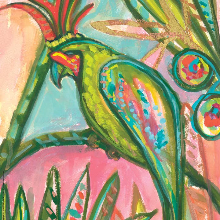 For The Birds King Parrot Art Print for wholesale by By Robin Raymond