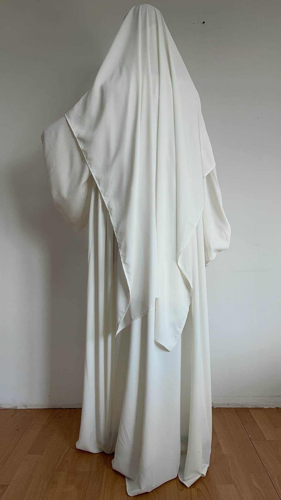 Aawoe Abaya - Wholesale Hijab - Women's - Elegant Khimar with Long Sleeves - 2408-KH0