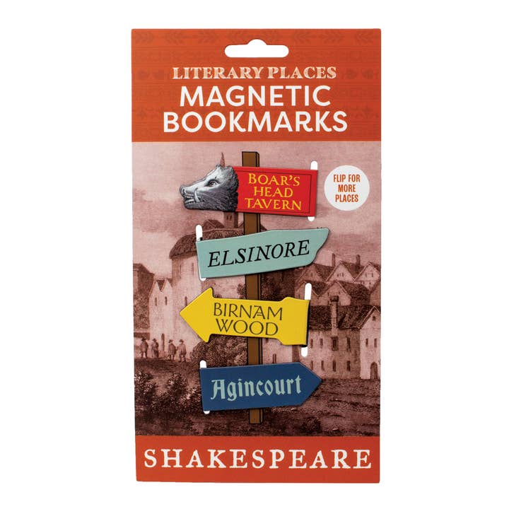 Shakespeare Magnetic Bookmark Set for wholesale by Unemployed Philosophers Guild
