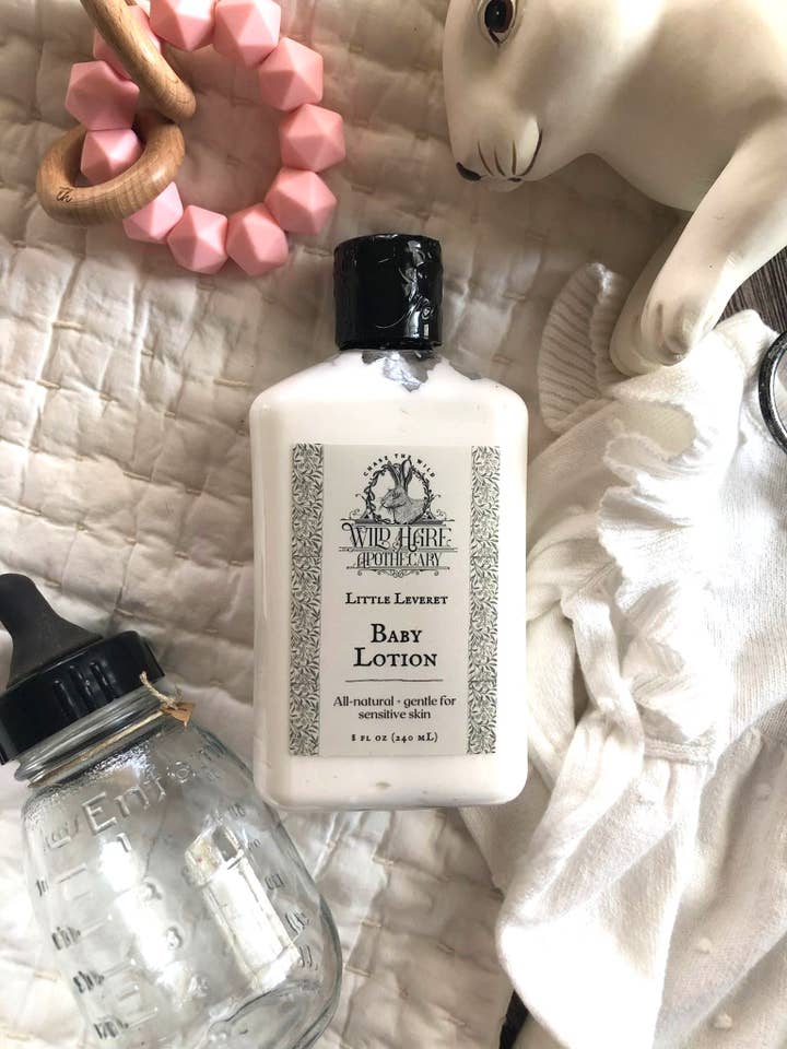 Little Leveret Baby Lotion for wholesale by Wild Hare Apothecary