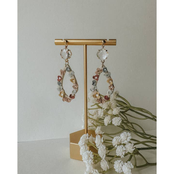 Clay & Fern Co. - Wholesale Dangle Earrings - Haven Earrings - Floral Clay Earrings2