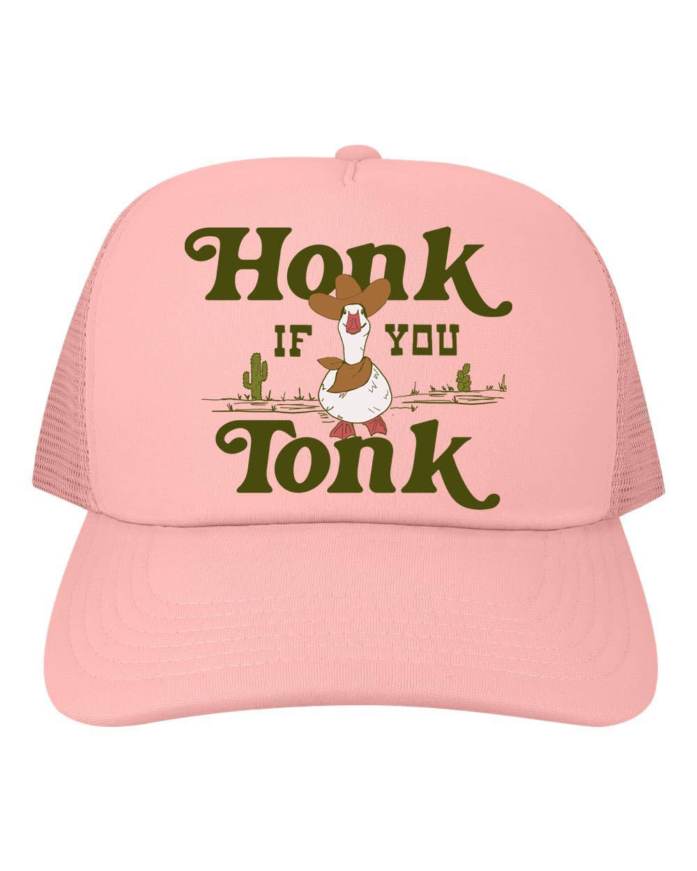 The Coin Laundry – Großhandel Trucker-Cap – Unisex – Hup, wenn du tonkst - Lustiger Cowboy-Gans-Trucker-Hut0