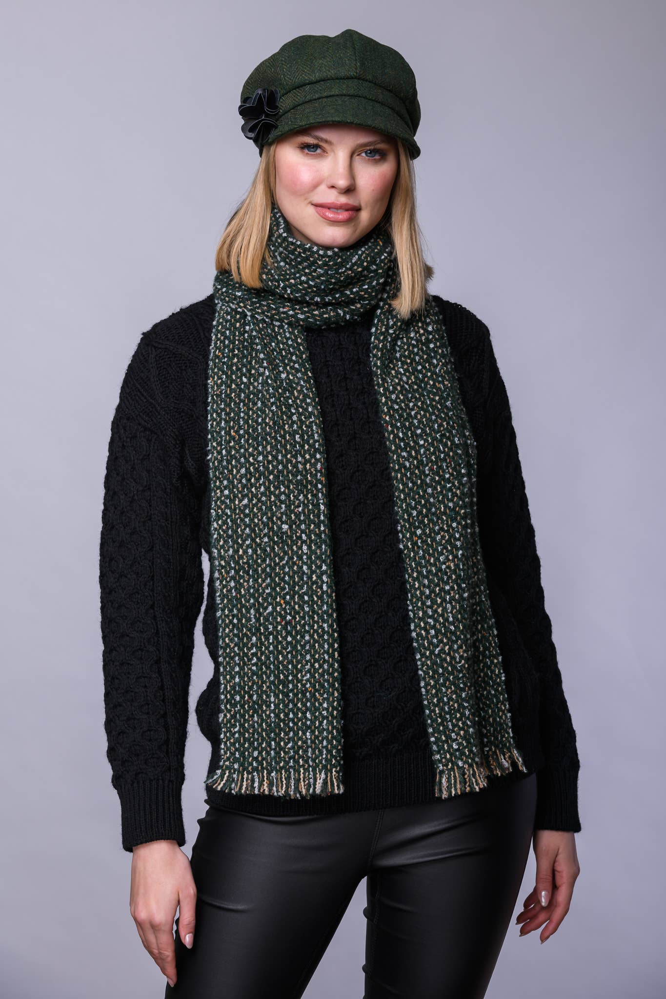 Mucros Weavers - Wholesale Scarf - Unisex - Atlantic Scarf AT110