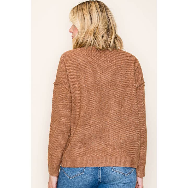 STACCATO – Großhandel Strickpullover – Damen – RUNDHALS-WAFFELPULLOVER-SWEATER9