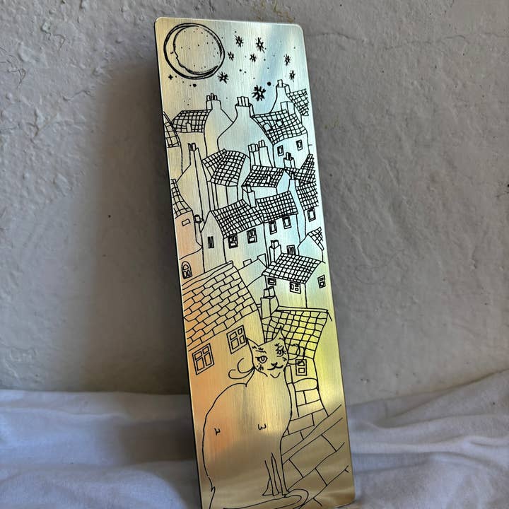 Suzanne Oddy Design Limited - Wholesale Bladwijzer - Luxe boekenlegger van gegraveerd goudkleurig acryl3