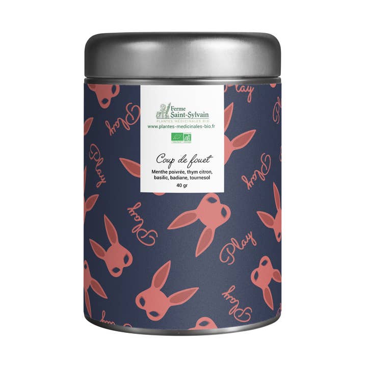 Boost 40g - Organic mixed herbal tea for wholesale by La Ferme Saint-Sylvain