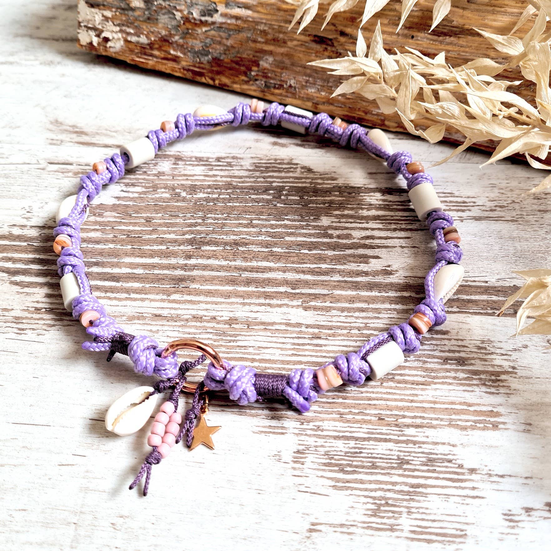 Felius for Dogs - Wholesale Pet Collar - Dog - EM Ceramic Dog Necklace ★Gipsymee★ Sweet Lavender - Lilac