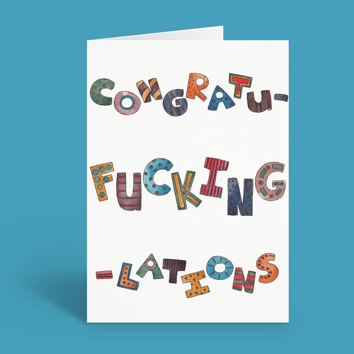 Colorful Congrats for wholesale by Explicit Contents