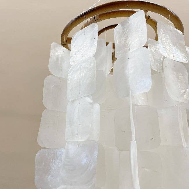 ByBazz - Wholesale Mobile - Schelpen Mobiel Bamboe Wit6