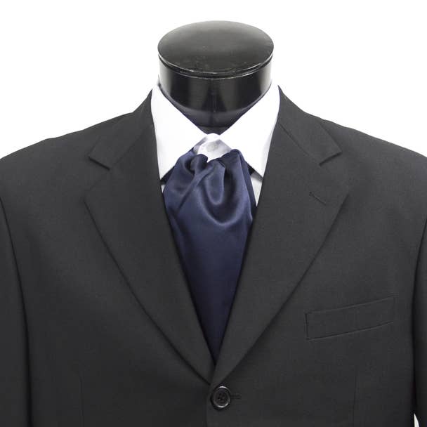 Selini New York - Wholesale Necktie – Men’s - Solid Satin Poly Ascot22