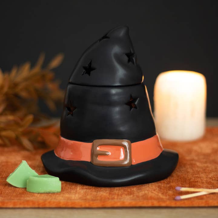 Something Different Wholesale - Wholesale Oil Warmer - Halloween Witch Hat Oil Burner
